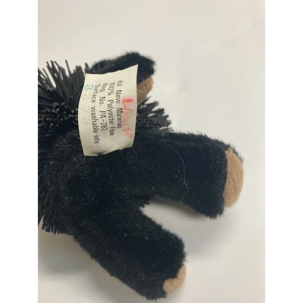 Oddzon Vintage 1999 Mini Black/Brown Bear Plush Washable MPN X9350-03